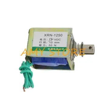 XRN-1250 DC 12V 24V Potegnite Tip 10 mm 50N Odprt Okvir Magnetni Elektromagnet