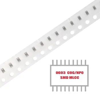 MOJA SKUPINA je 100 KOZARCEV SMD MLCC SKP CER 1.3 PF 100V NP0 0603 Površinska montaža Večplastnih Keramičnih Kondenzatorjev na Zalogi