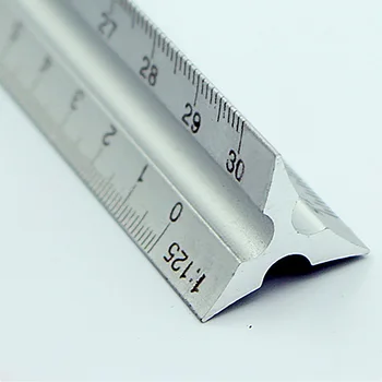 30 cm Aluminij Kovinski Trikotni Obsega Arhitekt, Inženir Tehničnih Vladar 12