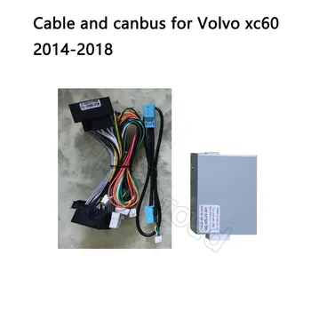 Avto Radio okvir in Napajalni Kabel In Canbus Dekoder Za VOLVO XC60 2008-2013 2014-2018