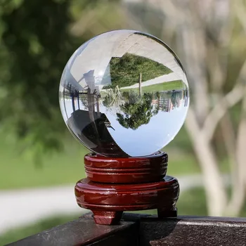 110mm Lepo Jasno Redkih Quartz Crystal Ball Čarobno Kroglo, Fengshui Stekla Srečen Žogo Obrti Za Office Home Dekoracijo Darilo