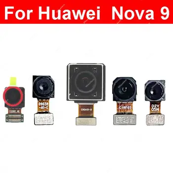 Spredaj Zadaj Kamera Za Huawei Nova 9 nova9 Nazaj Glavni Primarno Kamero Spredaj Selfie Sooča Kamero Flex Kabel Deli