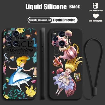 Alice Wonderland Labirint Srčkan Za OPPO Najdi X6 X5 X3 X2 Pro Lite Neo Tekoče Vrv Silikonski Pokrov Funda Coque Shockproof Primeru Telefon