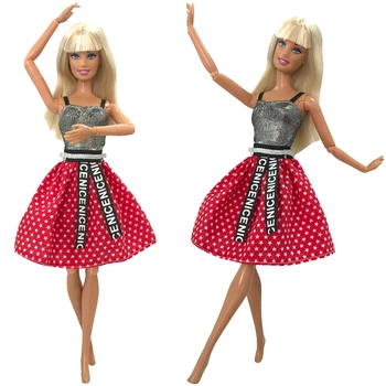 NK 1 Kos Princesa Obleko Lepo Ročno Stranka Plemenito Oblačila Moda Krilo Za Barbie Pribor Lutka Otroka Najboljše Dekle Darilo