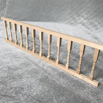 Miniaturni Lesene Handrail Ograjo Pohištvo 12 Ornament Mini Model Lesni Dekor Terarija Stopnicah Obsega Stopnišče Hiše