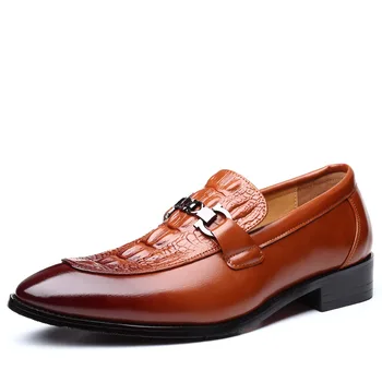 Usnjeni Čevlji Moški Formalnih Poslovnih Čevlji Oxford Usnja Obleko, Obleka, Čevlji za Moške italijanska Obleka, Čevlji za svate Čevelj