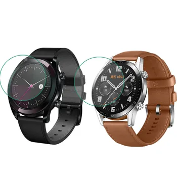 Kaljeno Steklo Jasno Zaščitno folijo Za Huawei Watch GT 2 Aktivna / Elegantno GT2 42MM 46MM Smartwatch Full Screen Protector Pokrov