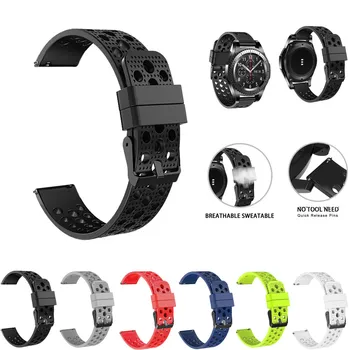 2023 Nov Modni Pisane Oprema Silikonsko Zapestnico Trak Watch Band Compitable Za Samsung prestavi s3 22 mm Meje Classic