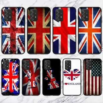 Anglija Britanski Kraljestvu Unije Jack Zastavo Primeru Telefon Za Samsung Galaxy A02 A12 A21 A22 A32 A41 A42 A51 A71 A72 Lupini
