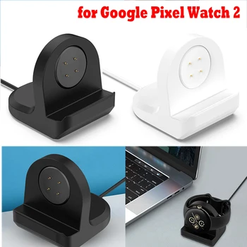 Polnilnik Stojalo Za Google Pixel Watch 2 Silikona Polnilnik Dock Polnjenje Namizje Kabel Silikonski Nosilec za Google Pixel Watch 2