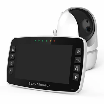 4.3 Palčni IPS Zaslon Brezžični PTZ Interkom Baby Monitor Dolge Razdalje Fotoaparat EU Plug