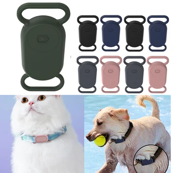 Za Samsung Galaxy SmartTag2 Tracker Primeru Anti-izgubil Keychain Zaščito Mehka Silikonska Zaščitna Kožo Kritje za Hišne živali Pes Mačka Ovratnik