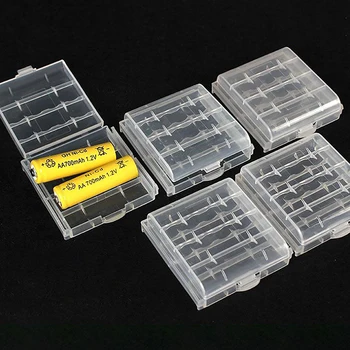 2 4 8 Rež AA AAA Baterije Škatla za Shranjevanje Trde Plastike Primeru Zajema Imetnik Zaščito Primeru S ščipalkami Za AA AAA Baterije Škatla za Shranjevanje