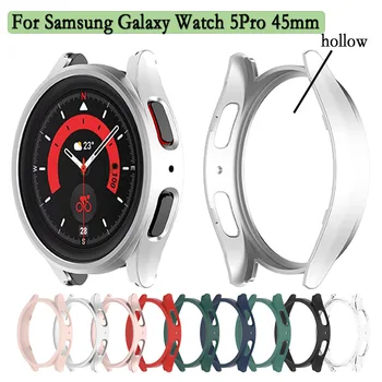Pazi, Pokrovček za Samsung Galaxy Watch 5 Pro 45mm Težko PC Primeru Votlih Zaščitni Lupini Watch Dodatki