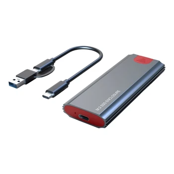 USB3.1 Tip-C Trdi Polje brez Orodja za M2 PCIe NVMe SSD 2280/2260/2242/2230 Dropship